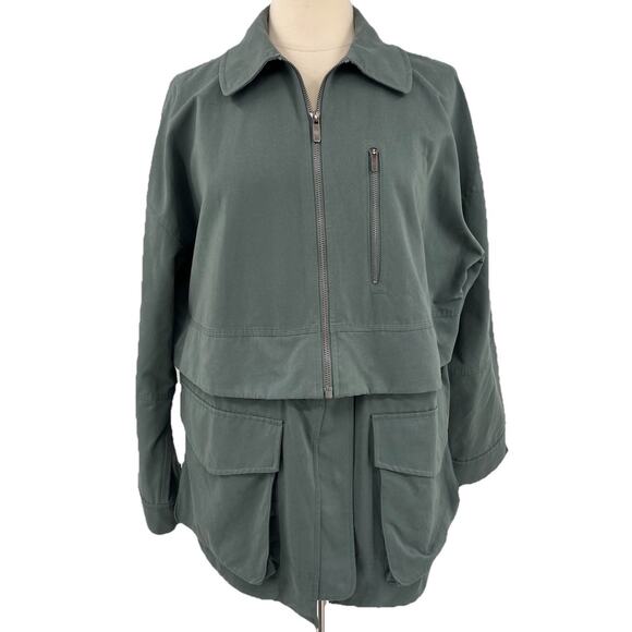 Lululemon Jackets & Blazers - Lululemon Womens Glyde 2-in-1 Adaptable Jacket Large Dark Forest Green $198